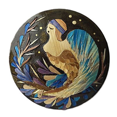 Соломенная аппликация и маркетри